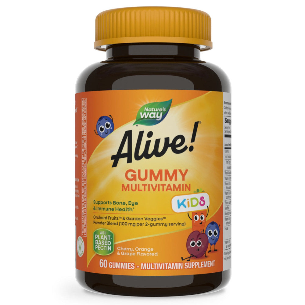 Natures Way Alive Childrens Multivitamin Gummies - 60 Ea